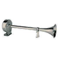 Ongaro Deluxe Stainless Steel Single Trumpet Horn 24V