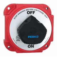 Perko Heavy Duty Battery Disconnect Switch Off, On 9703DP