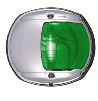 Perko LED Side Light 12V Green with Chrome Plated Brass 0170MSDDP3