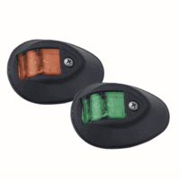 Perko LED Side Lights 24V Red / Green with Black Housing 0602DP2BLK