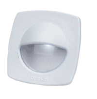 Perko LED Utility Light with White Snap On Front Cover 1074DP2WHT