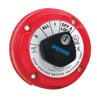 Perko 8503DP Medium Duty Battery Selector Switch with Alternator Field Disconnect without Key Lock 8504DP