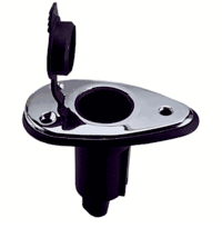 Perko Plug In Base Only 2 Pin Chrome Plated W 6-inch Pigtail 1048P00DP