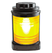 Perko Towing Light - Black Plastic, Yellow Lens 1129A00BLK