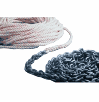 Powerwinch 15', 1/4" High Test High Test Chain & 200' Of 1/2" Rope P10294