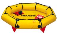 Revere Coastal Compact 4 Person Life Raft, Valise Bag 45-CC4V