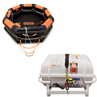 Revere IBA 10 Person Liferaft Container with Cradle, USCG Approved