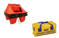 Revere Offshore Commander 3.0, 4 Person Valise Bag Life Raft 45-OC3-4V