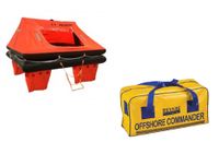 Revere Offshore Commander 3.0, 8 Person Valise Bag Life Raft 45-OC3-8V