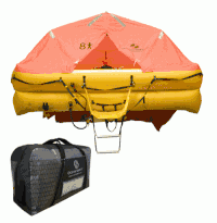 Revere UltraLite 8V, ISO9650 1 Liferaft, 8 Person Valise Bag