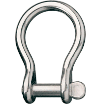 Ronstan Bow Shackle, 1/4" Pin, 13/16" L x 3/4" W