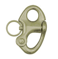 Ronstan Brass Snap Shackle, Fixed Bail, 41.5mm(1-5/8") Length