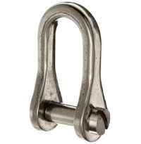 Ronstan Standard Dee Slotted Pin Shackle, 5/32" Pin, 1/2" L x 5/16" W