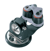 Ronstan Swivel Dead Eye & Cleat Fairlead, 3-12mm(1/8, 1/2") Rope