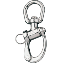 Ronstan Trunnion Snap Shackle, Large Swivel Bail, 122mm(4-3/4") Length