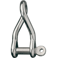 Ronstan Twisted Shackle, 1/2" Pin, 2-9/16" L x 3/4" W