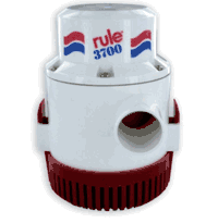 Rule 3700 GPH Non-Automatic Bilge Pump 24V, 16A