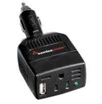 Samlex SAM-100-12 Modified Sine Wave Inverter 12V Input 100W, SAM-100-12