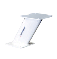 Scanstrut Aluminum PowerTower Forward Lean 10" Furuno Dome APT-F-250-02