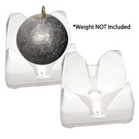 Scotty 3022-WH Weight Mate, White 2 Pack