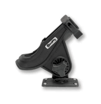 Scotty Baitcaster/Spinning Rod Holder Black with 244 Flush Mt