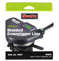 Scotty Premium Power Braid Downrigger Line - 200ft of 200lb Test
