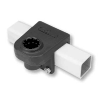 Scotty Rail Mounting Adapter Black 1-1/4 Square Rail 243