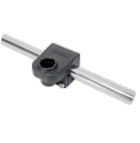 Scotty Rail Mounting Adapter Black For 7/8 Round Rail 287