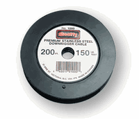 Scotty Stainless Steel Cable 150 Lb Test Wire, 300' with Terminal Fastening Kit 1001K