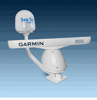 Seaview Dual Mount AFT Leaning for Closed or Open Array Radars & Satdomes or Cameras PMA-DM3-M1