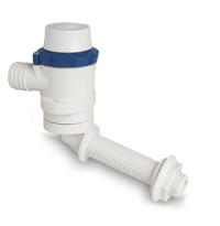 SHURFLO PIRANHA Angled Port Aerator 600 Livewell Pump, 12 VDC, 600 GPH 357-014-10