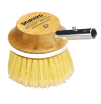 Shurhold 5" Round Brush Soft Yellow Polystyrene
