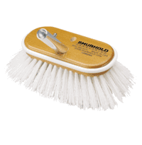 Shurhold 6" Deck Brush Extra Stiff White Polypropylene