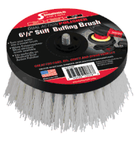 Shurhold 6-1/2" Stiff Brush for Dual Action Polisher