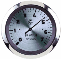 Sierra Sterling Series 3" Tachometer, Electric, Outboard & 4 Cyl Gas, 7000 RPM 63473p