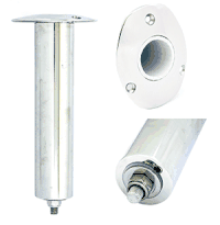 Tigress 3 Hole Swivel Oval Head Rod Holder - 0 deg - 10-1/2"