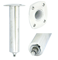Tigress 4 Hole Swivel Rectangular Head Rod Holder - 0 deg - 10-1/2"