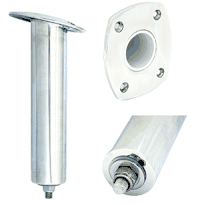 Tigress 4 Hole Swivel Rectangular Head Rod Holder - 15 deg - 10-1/2"