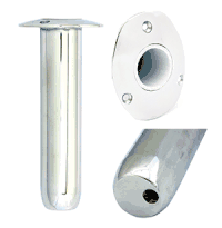 Tigress Oval Head Closed Base Rod Holder - 15 deg - 9"