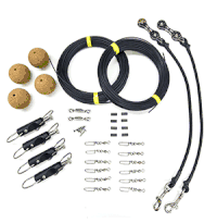 Tigress Ultimate Rigging Kit, 400lb Black Mono