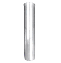 Tigress Weld On Aluminum Flared Rod Holder without Blade Mill Finished 10"
