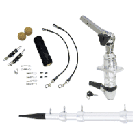Tigress XD Top Mount System - 15' - Silver Outriggers Elite Rigging Kit