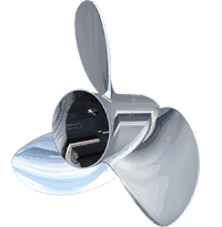 Turning Point Express Mach3 OS Left Hand Stainless Steel Propeller, OS-1617-L, 15.6" x 17", 3-Blade
