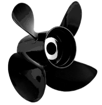 Turning Point Hustler Aluminum Left-Hand Propeller 15 x 15 4-Blade 21501540
