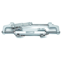 Uflex Silversteer Front Mount Port Hydraulic Steering Cylinder with Straight Arm, UC128SVS2