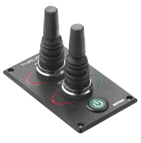 VETUS Two Stage Joy Stick Panel with Two Joy Sticks & On/Off Switch For Hydraulic Bow Thruster BPJ5D