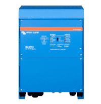 Victron Quattro Inverter/Charger 12 VDC - 5000W -Dual 100AMP 120VAC Inputs - Auto Transfer Switch - 200AMP Battery Charger