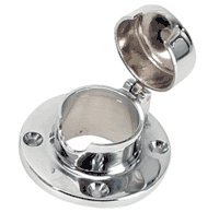 Whitecap Chain & Rope Deck Pipe Hinged 1-1/2" Opening