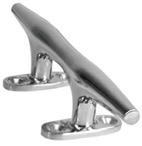 Whitecap Heavy Duty Hollow Base Stainless Steel Cleat, 8"