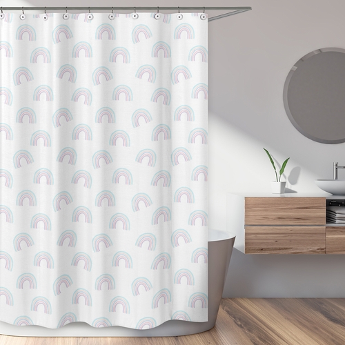 Rainbow Collection Shower Curtain